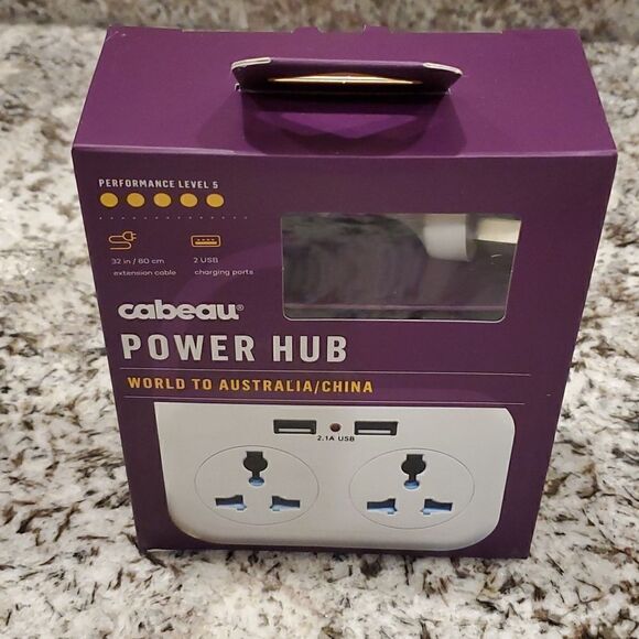 Power Hub Australia / China with 2 2.1 USB ports New - Picture 4 of 4